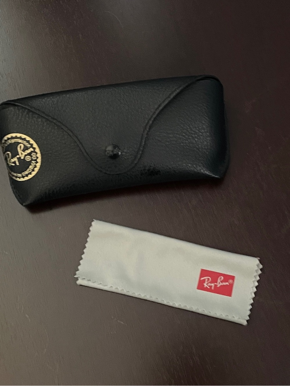 Ray-Ban Black Case with Lens Cleaning Cloth